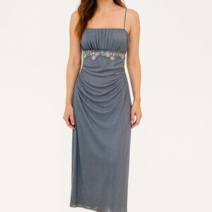 Sparkling ruched gown